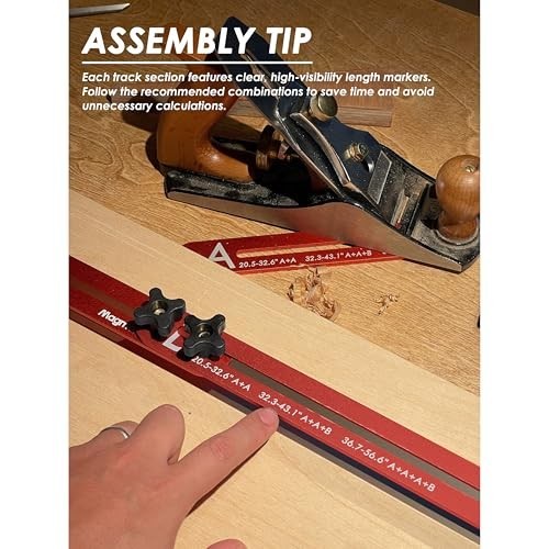 Stair Tread Template Tool - Adjustable Clamp System for Accurate Step Measuremen