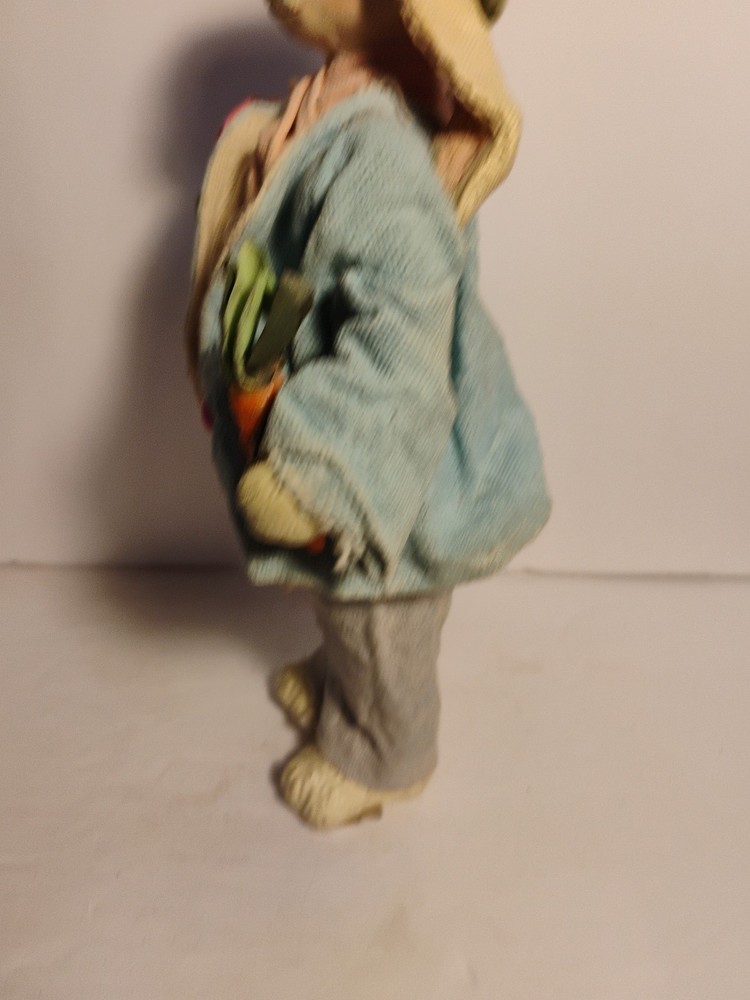Primitive Handmade Hippie Looking Easter Bunny Rabbit 9 Inches High