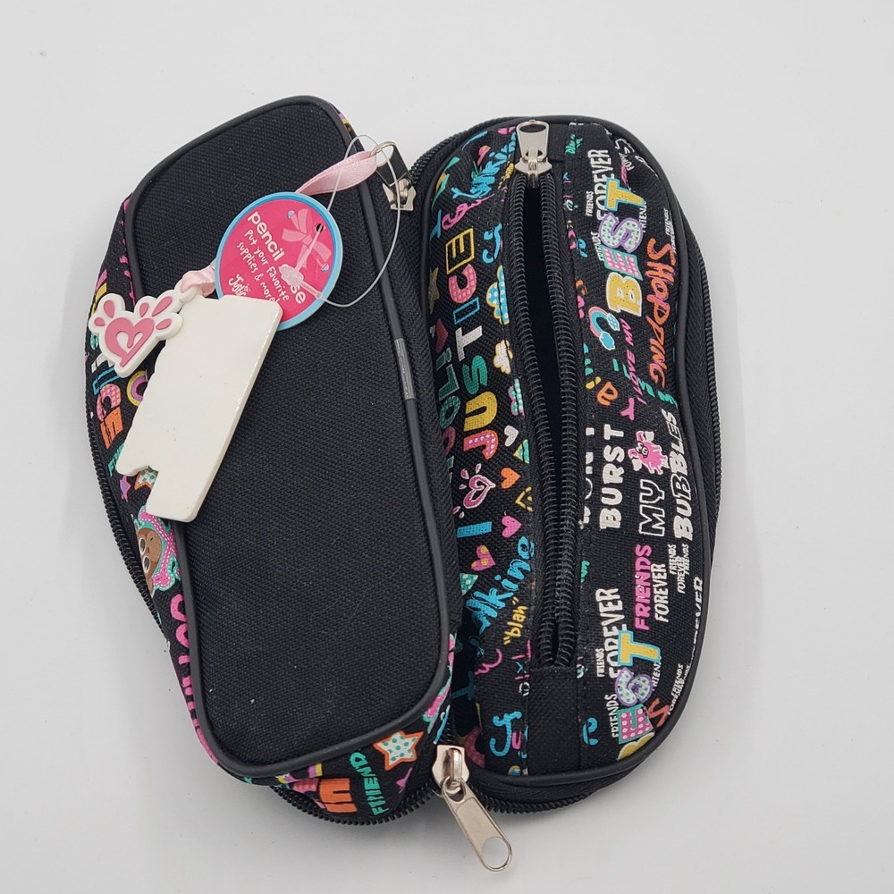 Justice 3pc Bobbie Monkey Set: Notebook, New Pencil Case & Zip Wallet