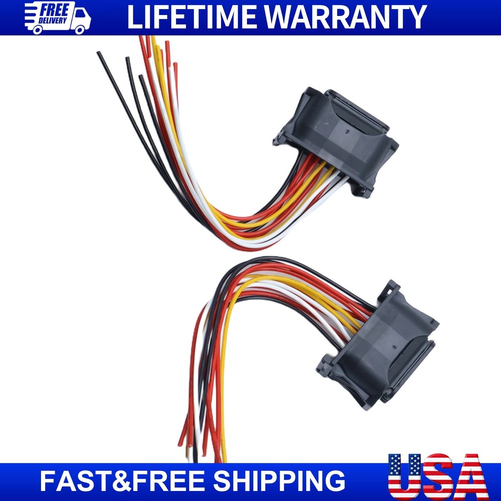 Front Headlight Wire Harness 12-PIN Pigtail Fits For BMW X6 E71 Z3 E36