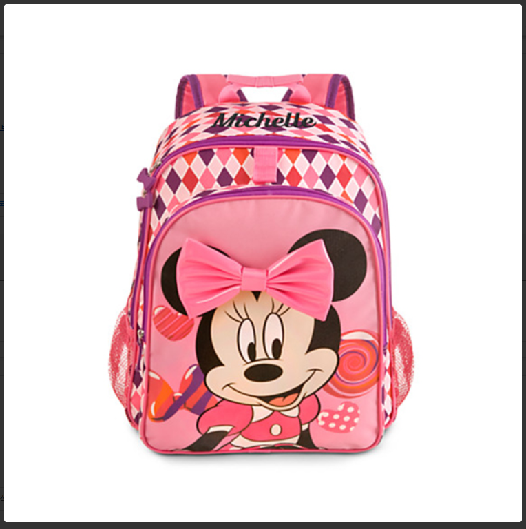 Disney Store Minnie Mouse Backpack - New