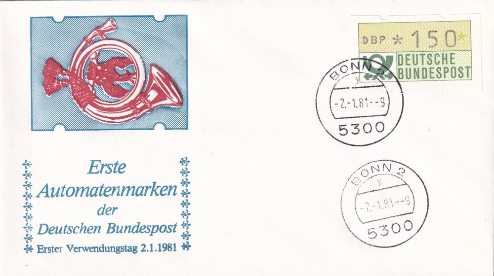 ⭐ 1981 Bonn Germany - First Day cover FDC - Ersttagsbrief ⭐ E474