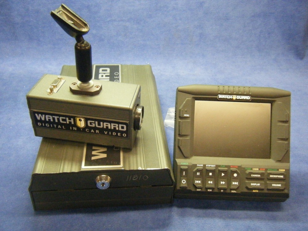 WATCHGUARD DV-1 IN-CAR VIDEO SYSTEM . REFURBISHED BY ELECTRONIC TECHS