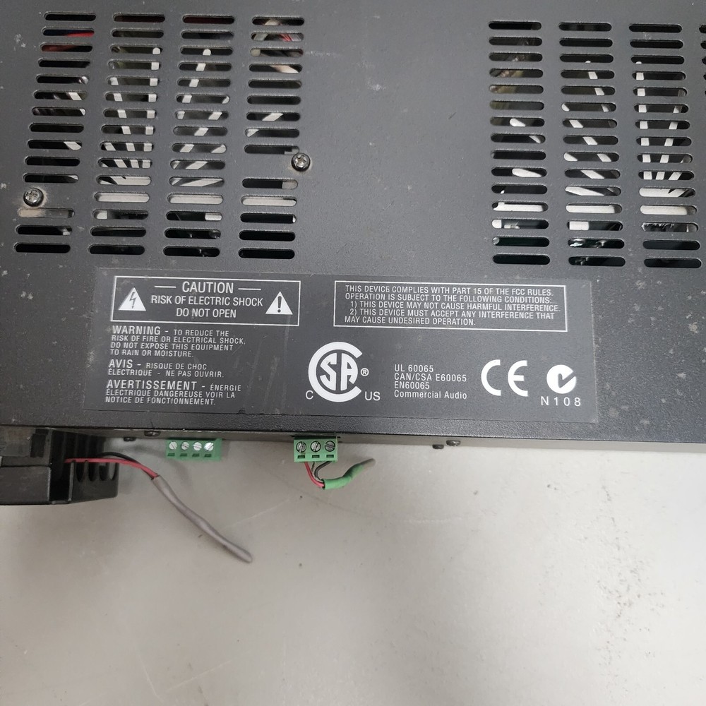 Crown 1160A 160W Power Amplifier for Single-Zone Systems [B7S2]