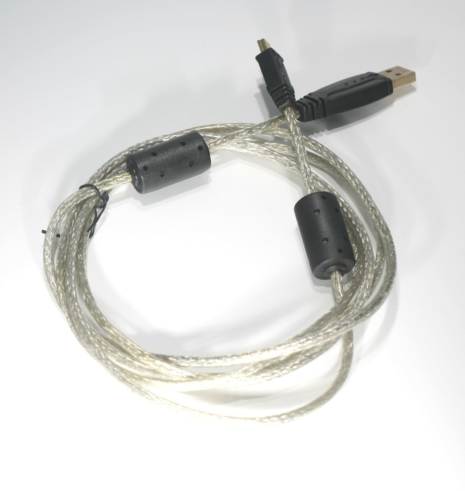 USB 2.0 Dual Ferrite 6FT Industrial Data Cable Mini B D1F2