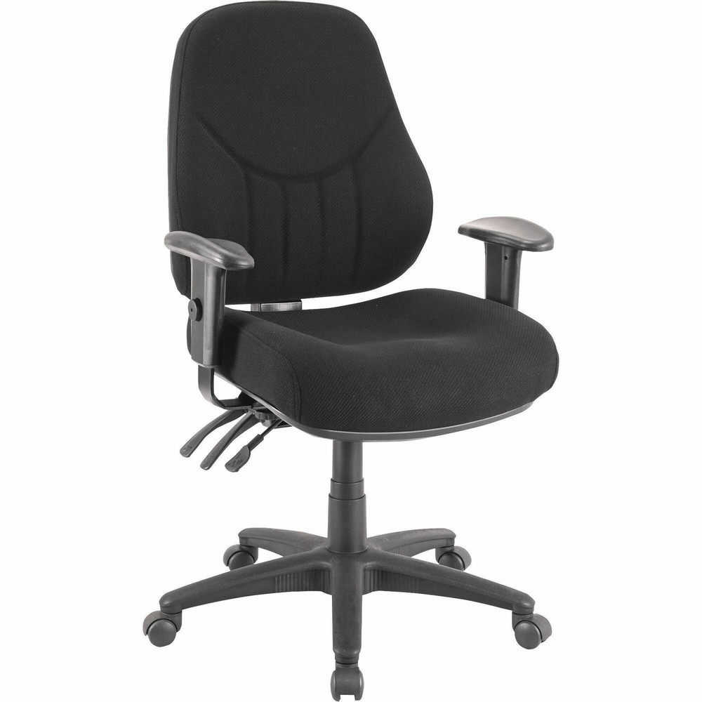 Lorell LLR81103 Baily High-back Multi-task Chair Black