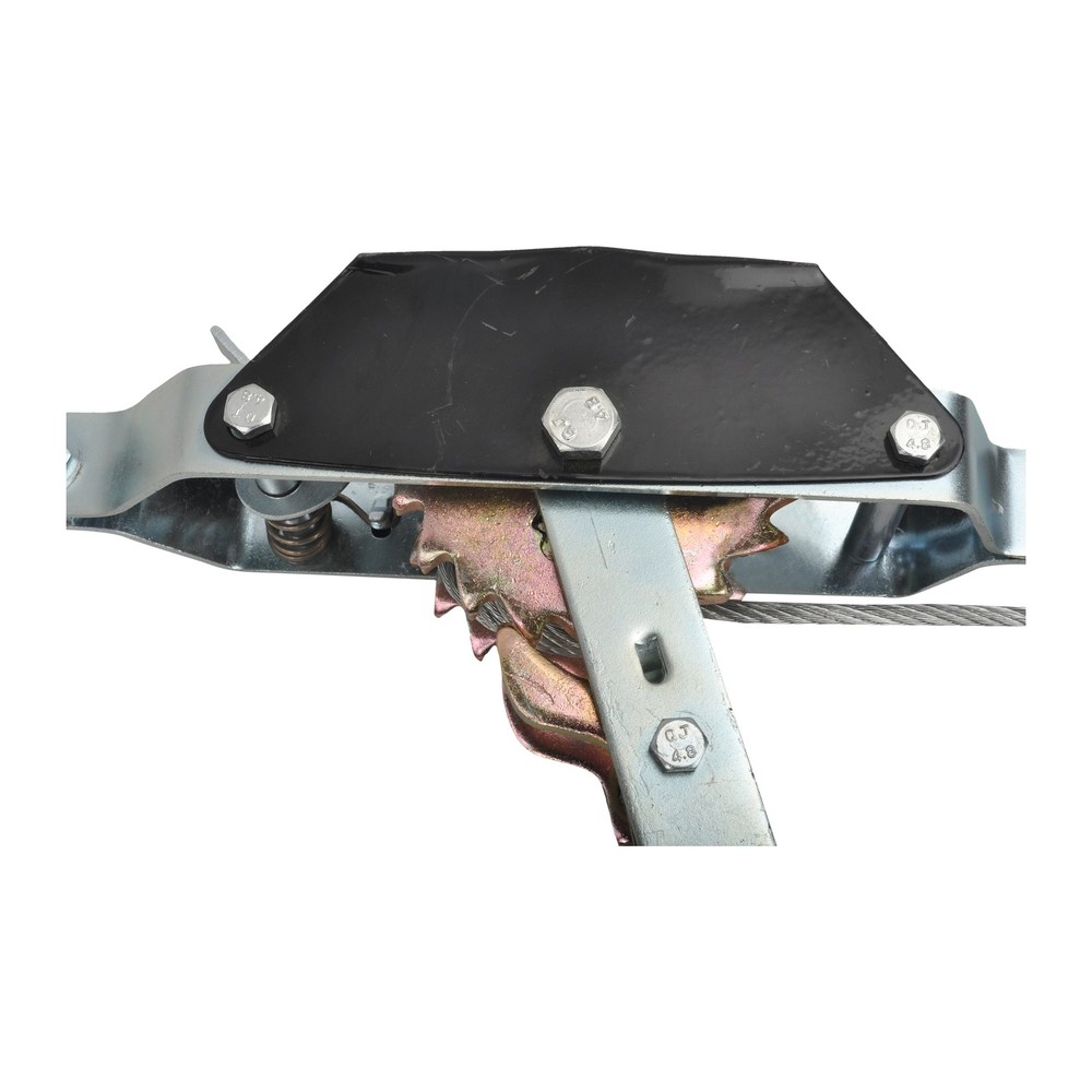 2 Ton 2 Hook Ratchet Come Along Puller & 2'' X 36" Axle Tie Down Strap w/ D Ring