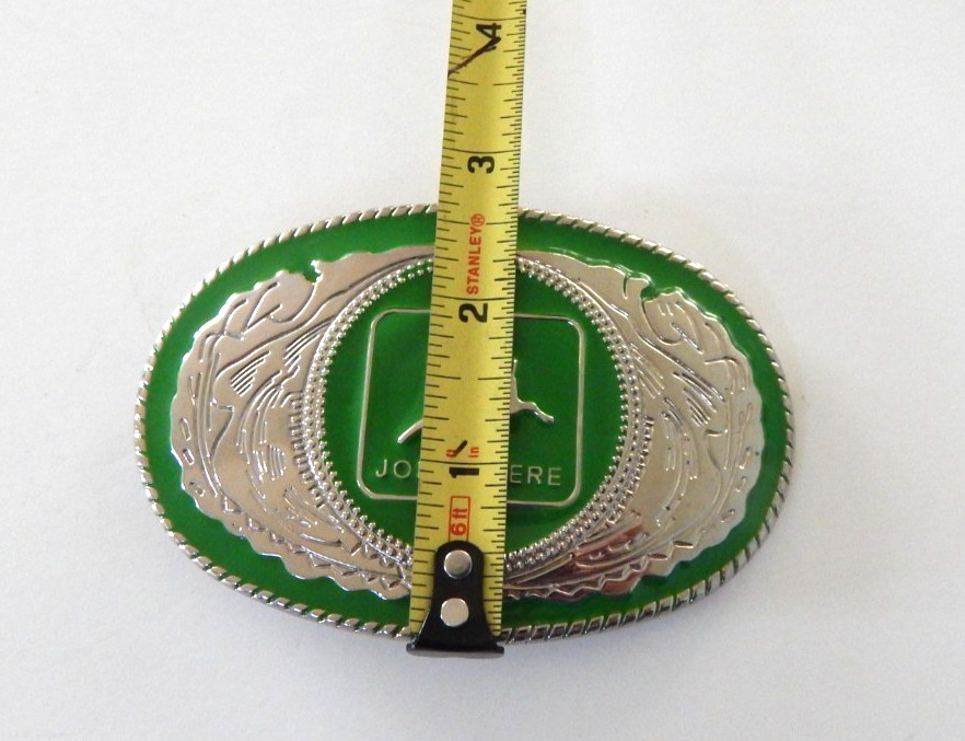 🚜 NEW!! JOHN DEERE Enameled Belt Buckle 🚜