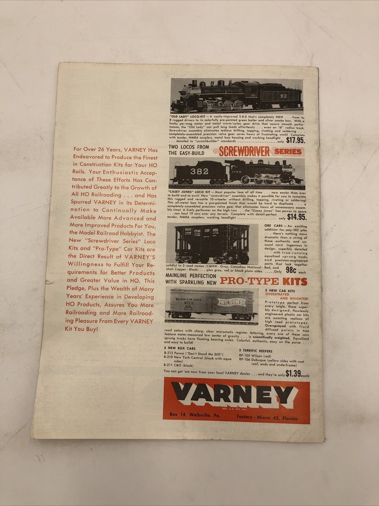 Model Railroader Magazine July 1960