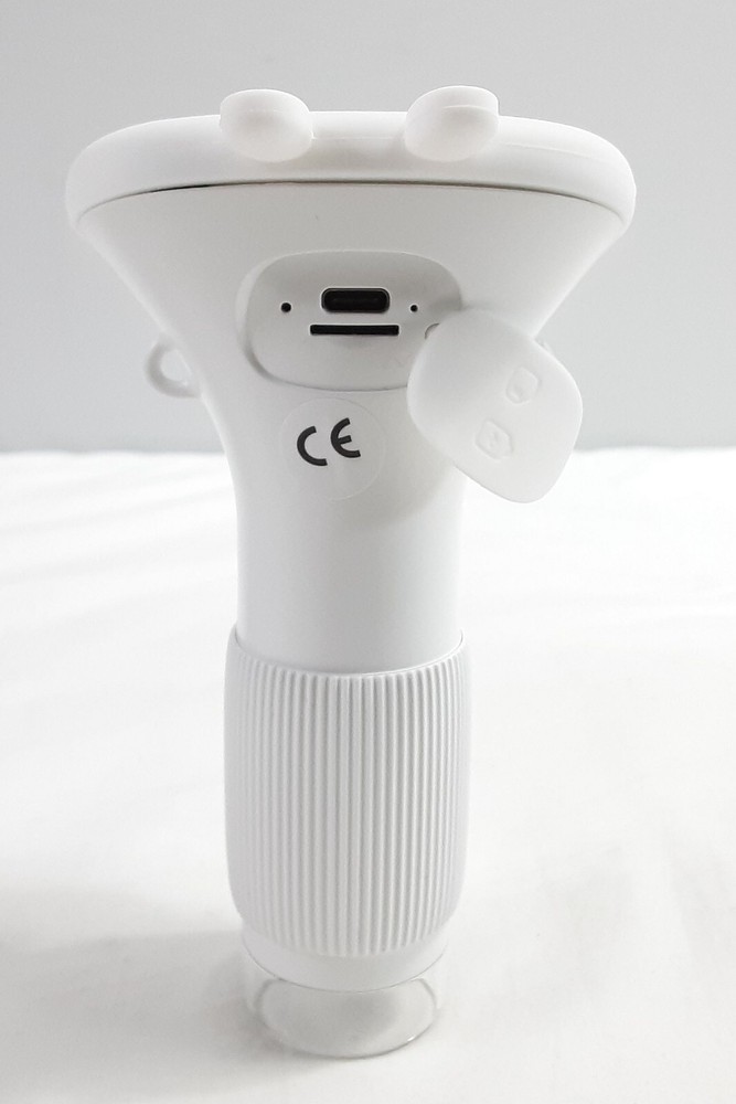 New, 1000x White Pocket Microscope For Kids w/2” Screen