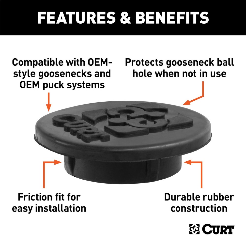 CURT 66155 Replacement Gooseneck Hitch Cap