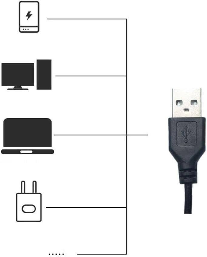 Fansoftiks Blue Light Small Aquarium Led Light, Fish Tank for