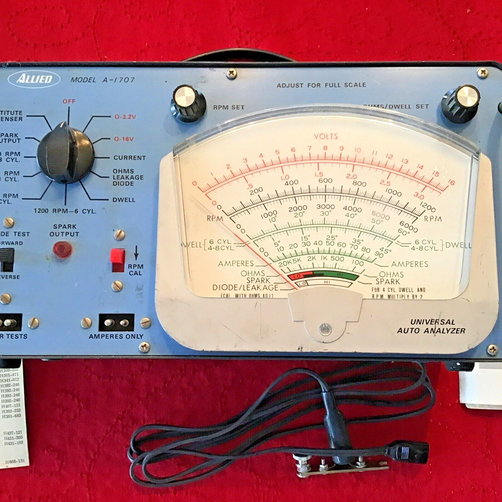 Allied A-1707 Universal Auto Analyzer with Manual