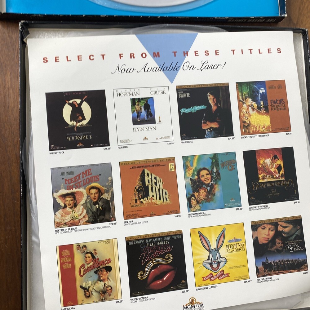 The Outer Limits Laserdisc 4 Disc Box Set Video Movie