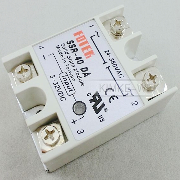 SSR-40DA Solid State Relay 40A Output AC 24-380V & Input DC 3-32V New