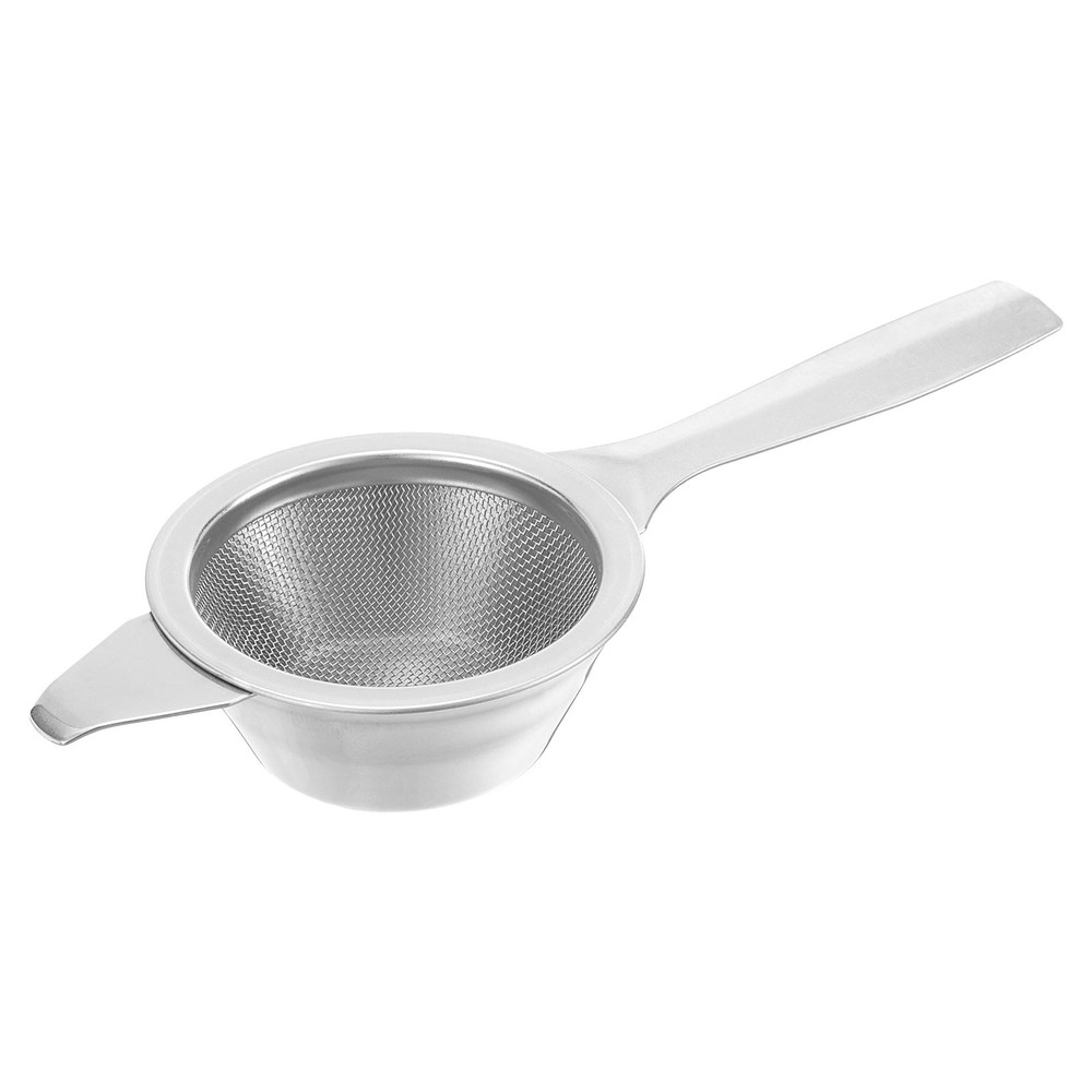 Tea Infuser Filter with Handle Tea Strainer for Loose Leaf Tea Silver