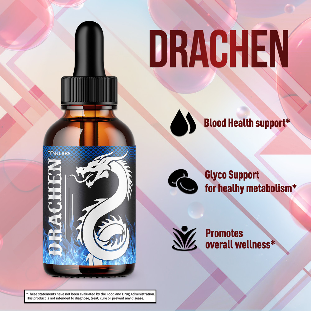 (5 Pack) Drachen Advanced Blood Support Drops Vitamin Supplement 150 Servings