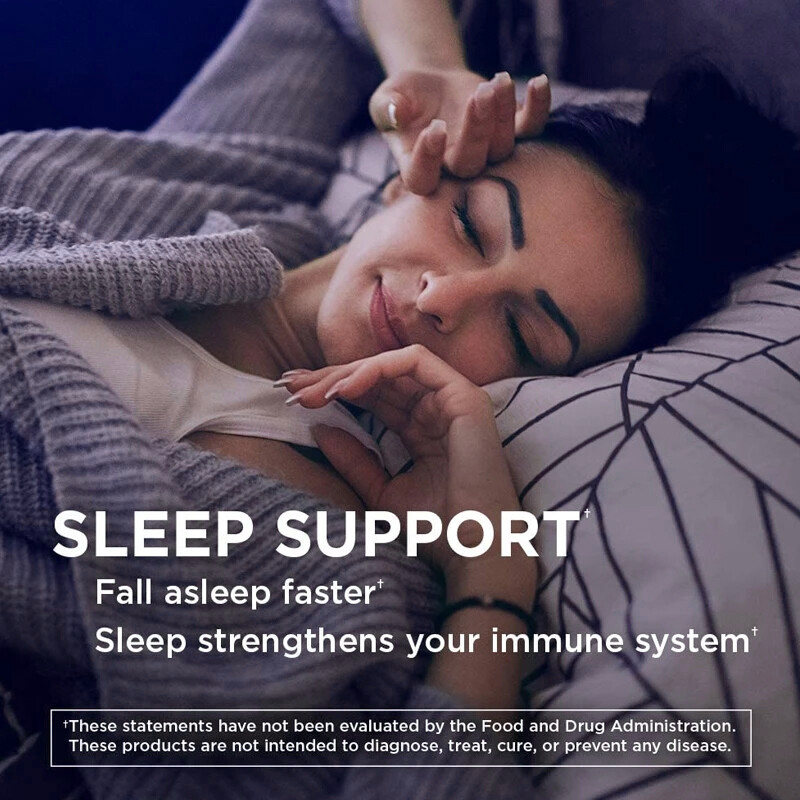 Sleep Support Improve Quality Fall Asleep Quickly Emotional Stability 120 Count