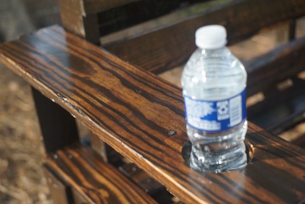 Outdoor Pallet Bench