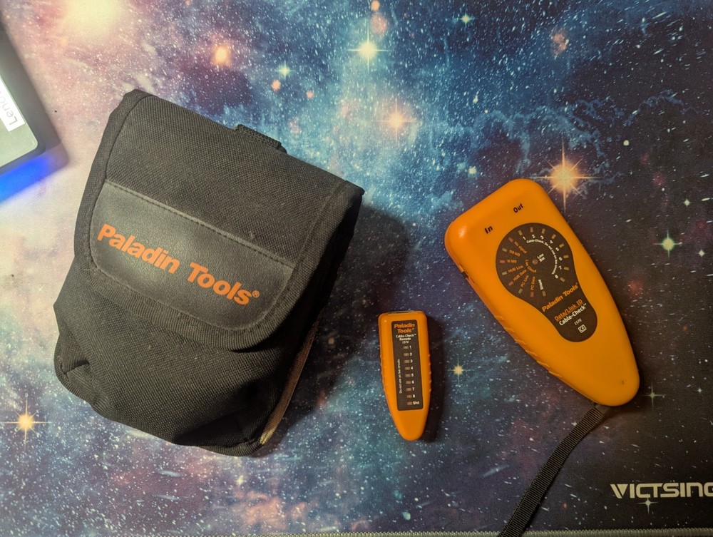 Paladin Tools 1576 Data/Link ID Cable Check w/ Remote No Cables Not COAX