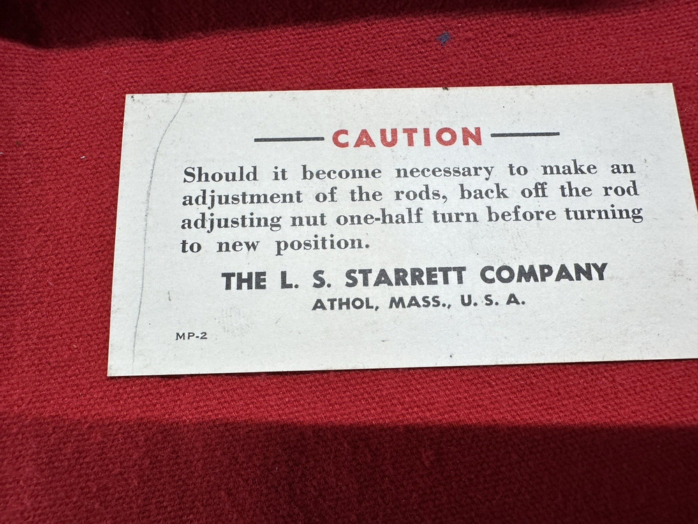 Starrett Depth Micrometer, No.445B-6RL 0”-6” Range *Unused?*