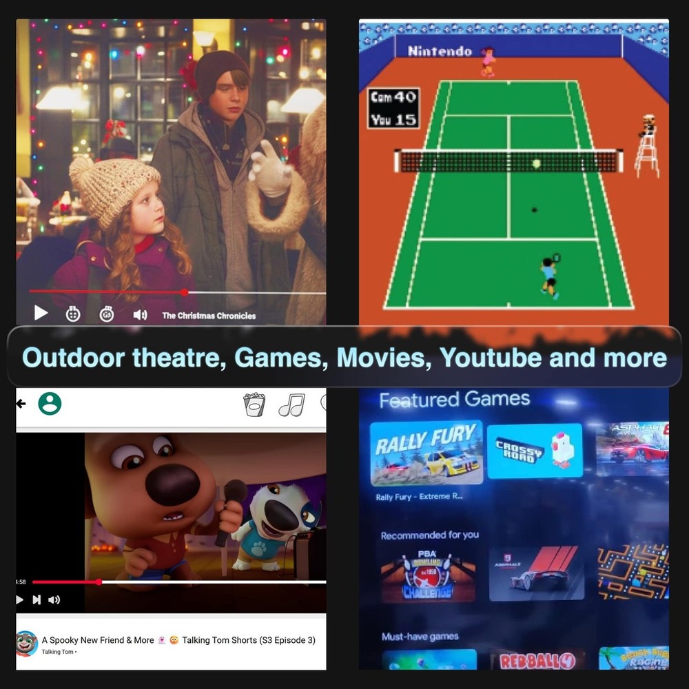 Laser Smart Android Gaming Projector 50 Games with Controllers