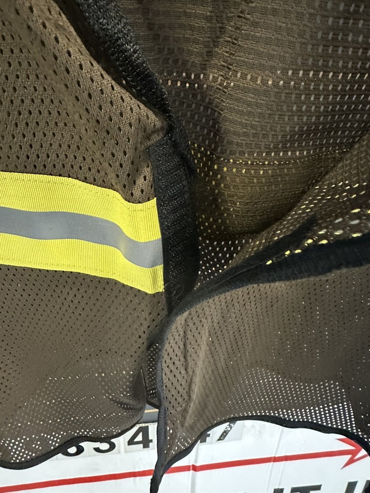 Work Vest Reflective Brown XXL