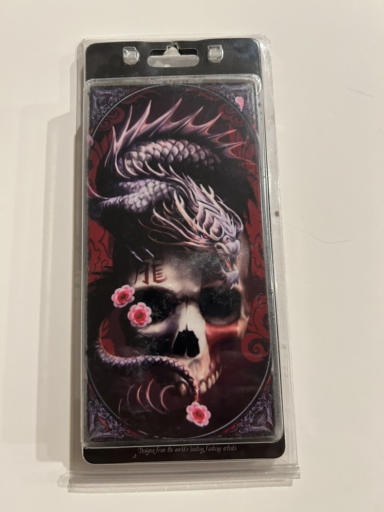Nemesis Now Fantasy Decorative Tile Skull Dragon