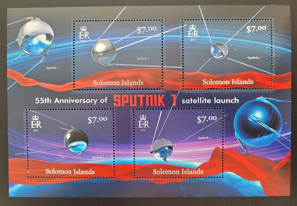 Solomon Island 2013 / Space - Sputnik I / 4v ms