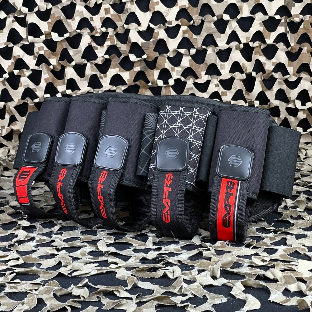 NEW Empire Compressor 5+8 Paintball Harness - Cherry