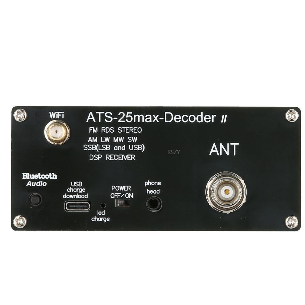 ATS25 Max Decoder Ⅱ Radio Receiver DSP FM LW MW SW SSB W/ 2.4 Inch Touch Screen