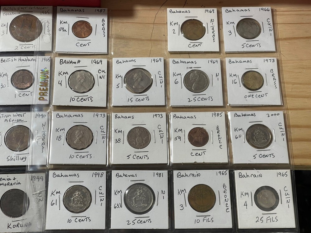 Assorted World Foreign Coins Lot