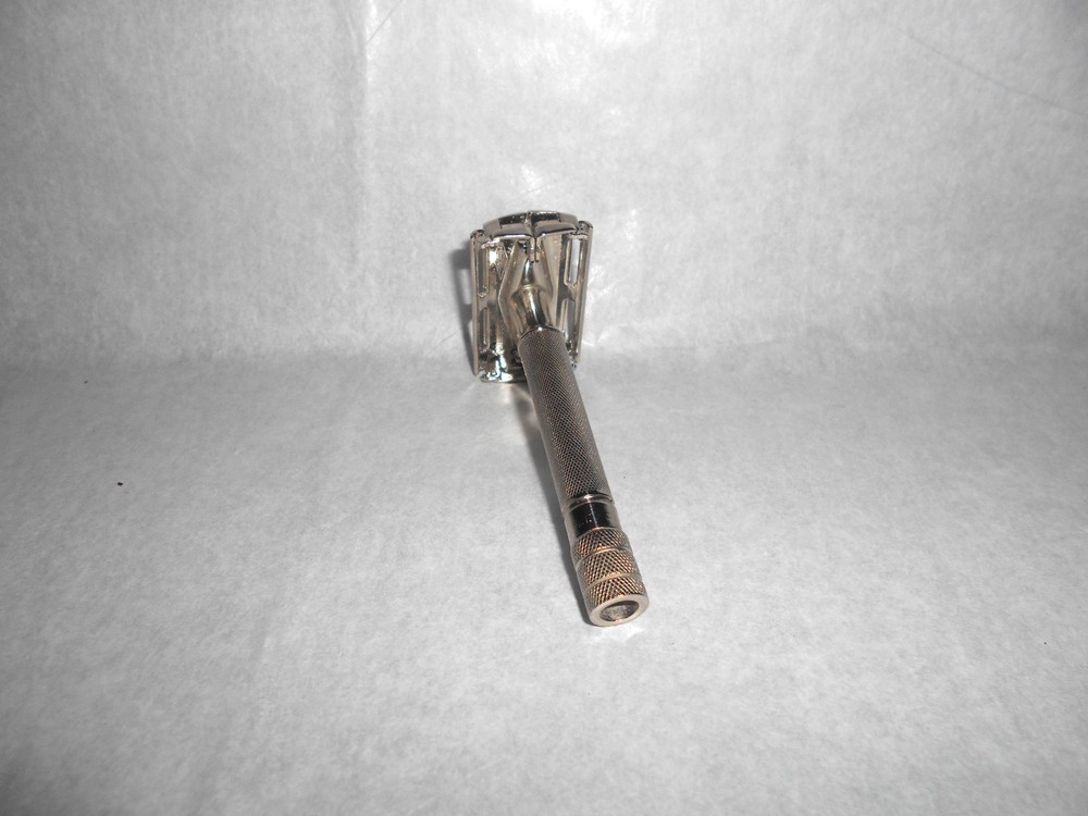 Gillette Ranger Tech 1941 DE TTO Refurbished Replated Nickle 2