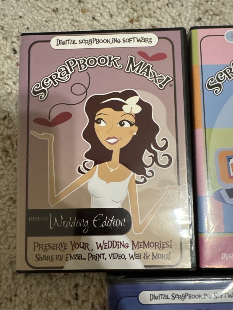 Scrapbook Max Wedding Edition School Edition Computer Program Software