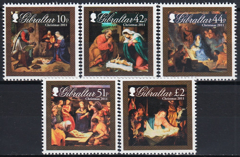 Gibraltar Christmas 2011 MNH-12,20 Euro