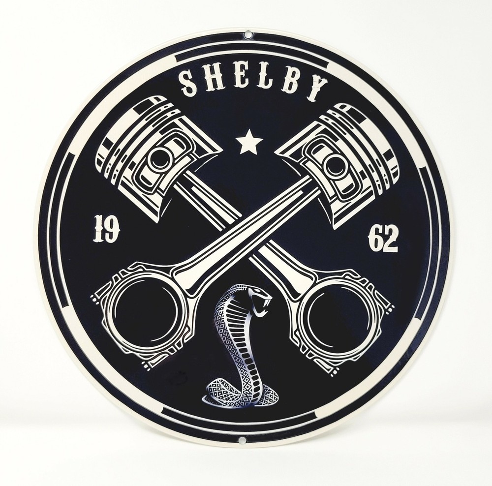 Vintage Shelby Pistons Round