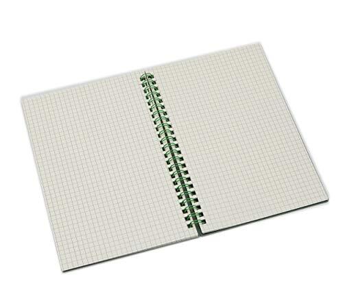 4 Pack Spiral Bound Graph Notebook Grid Paper Journal for School Office