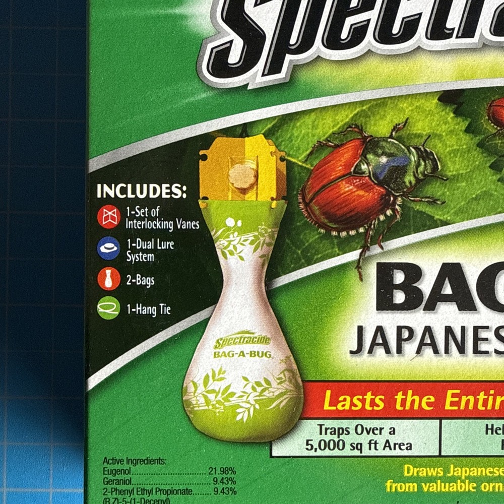 Spectricide Bag-A-Bug Japanese Beetle Trap Complete Kits Ready-To-Use
