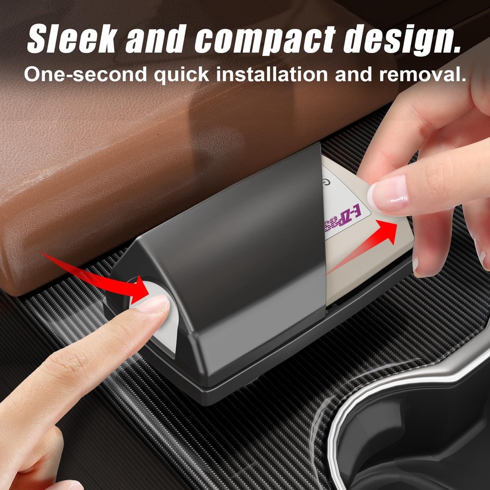 EZ Pass Holder with Super Strong Suction Cups for Windshield. Ezpass Holder T