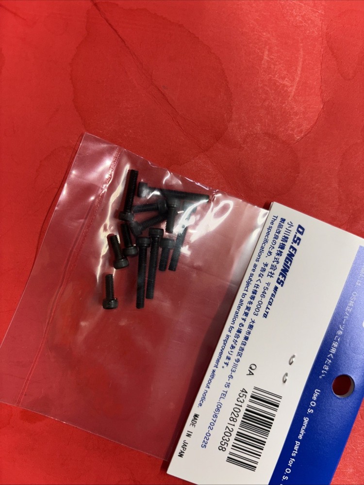 OS FS 20-30 4 STROKE SCREW SET NIP