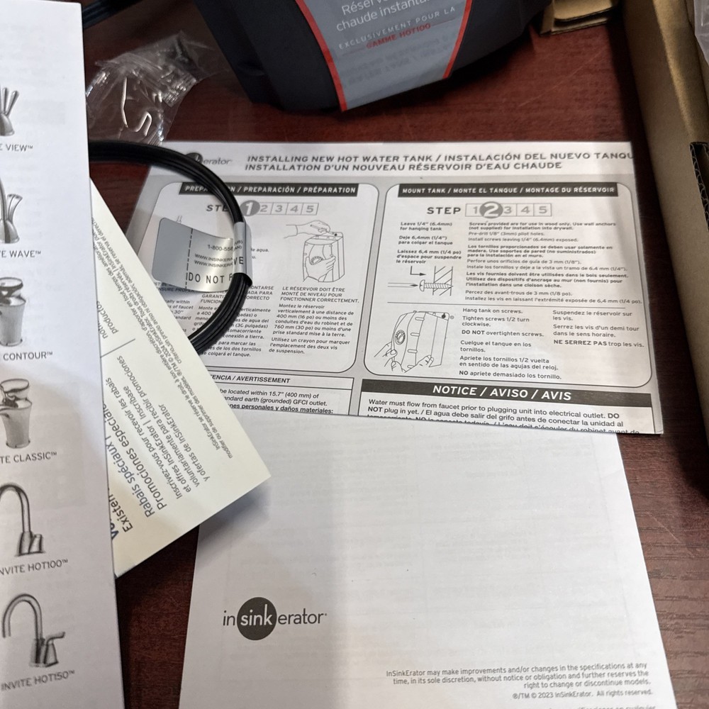 InSinkErator H-HOT150C-SS Water Dispenser - Chrome