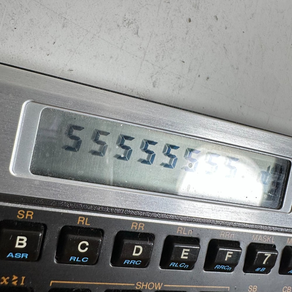 Vintage Hewlett-Packard 16C Computer Programmable Scientific Pocket Calculator