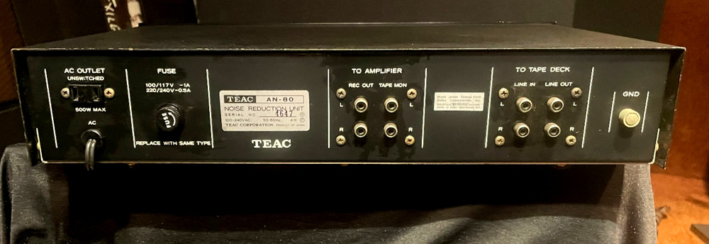 TEAC Model AN-80 Dolby System Noise Reduction Unit