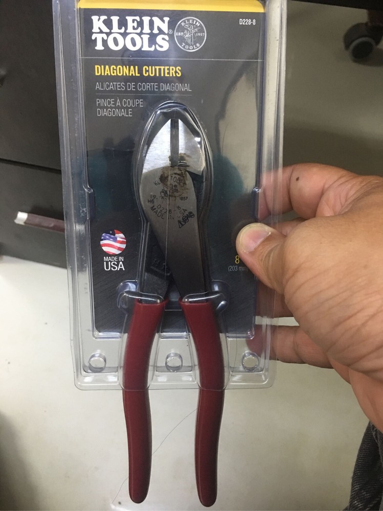 Klein Tools D228-8 8 inch High Leverage Diagonal Cutting Plier - NEW - FREESHIP