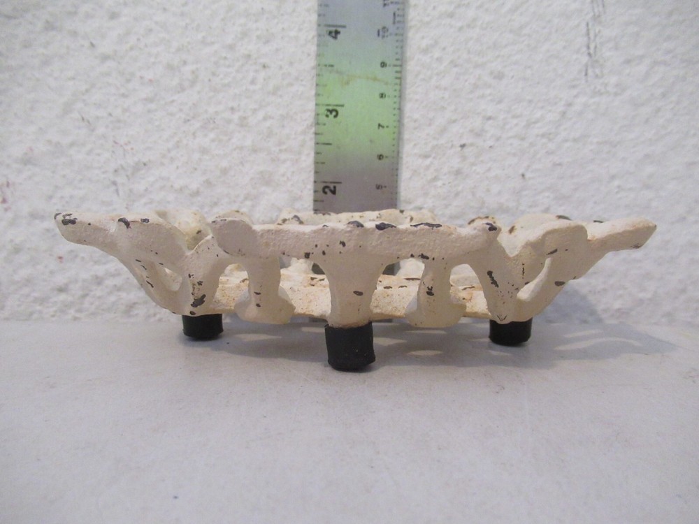 vintage Cast Iron Soap Dish #7