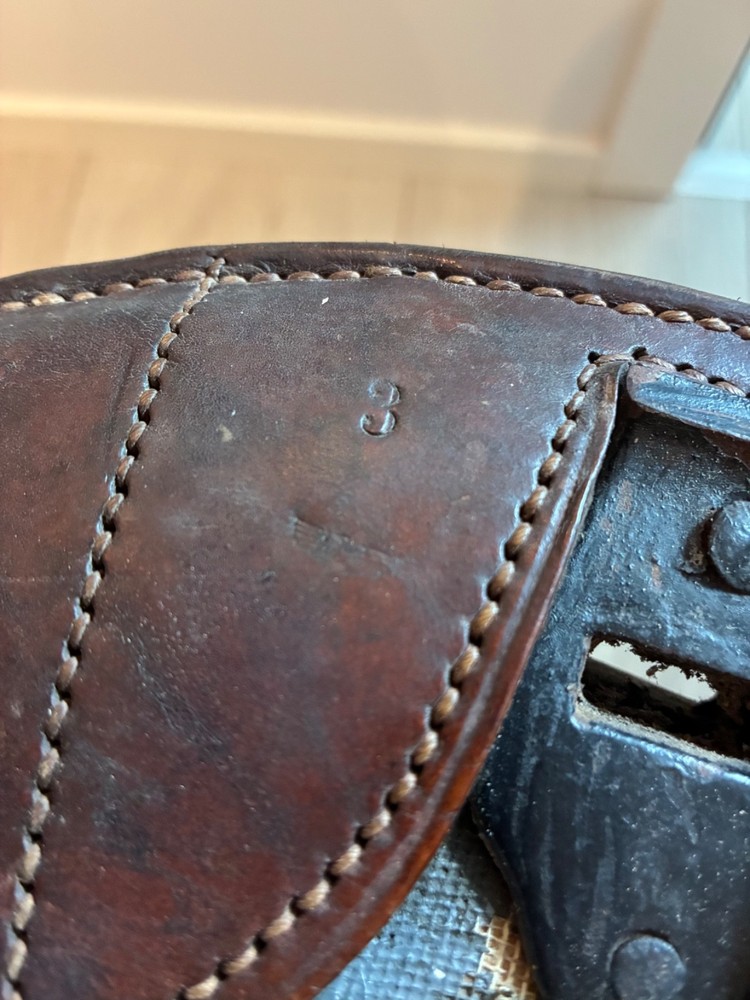 Original German WW2 Cavalry Saddle 1943