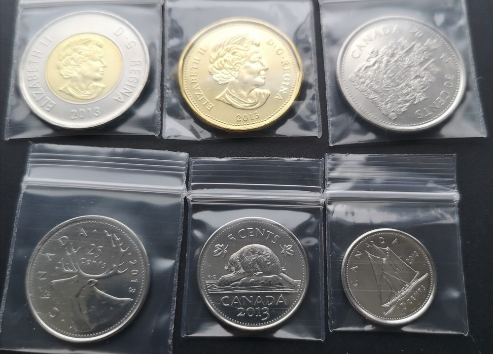 *** CANADA  2013  UNCIRCULATED  COINS  SET ***