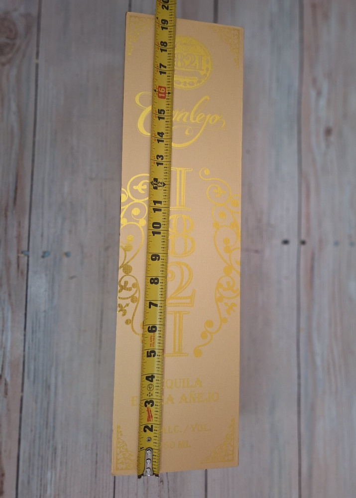 Empty Coralejo 1821 Tequila Extra Anejo empty Box