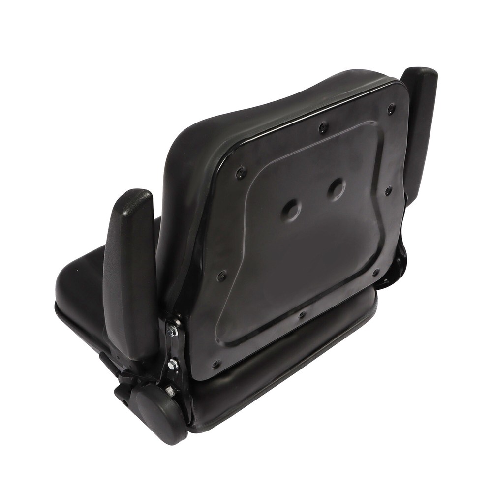 Tractor Forklift Seat Excavator Universal Adjustable Backrest Armrest Safty Belt