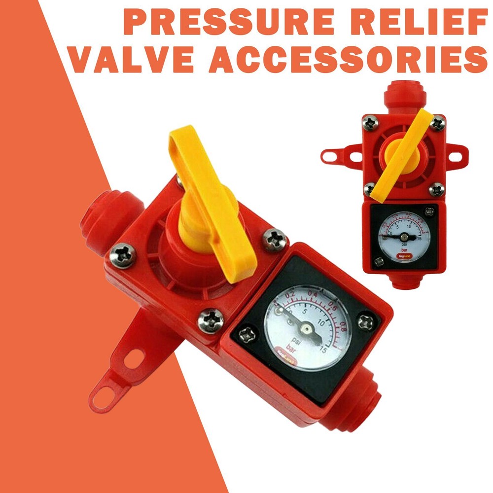 Duotight-Blowtie 2 Spunding Valve Pressure Relief with Integrated Gauge 0-15 PSI